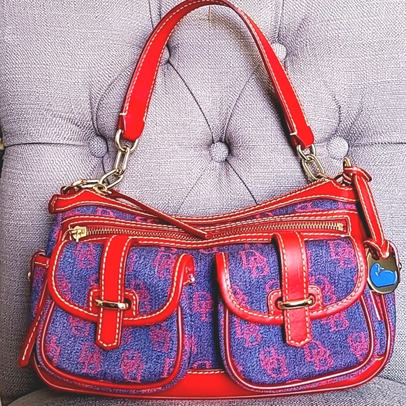 Dooney & Bourke Handbags - Dooney & Bourke - Denim saddle bag